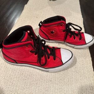 Boys high top converse sneakers